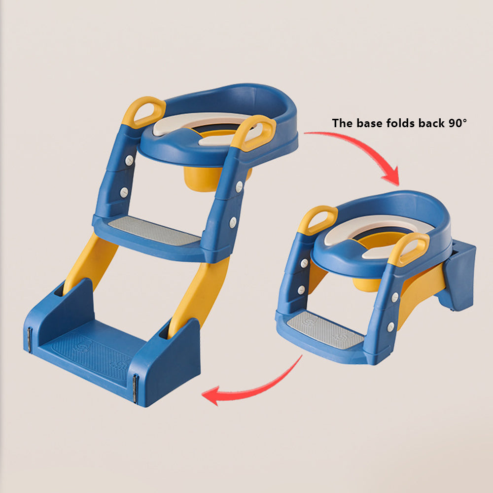 M301-BC PU Seat Cushion Foldable Toilet Baby Children Potty Training Toilet Seat with Ladder M301-BC PU Seat Cushion Foldable Toilet Baby Children Potty Training Toilet Seat with Ladder